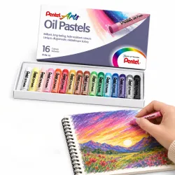 Pastele Olejowe 16 szt. Pentel