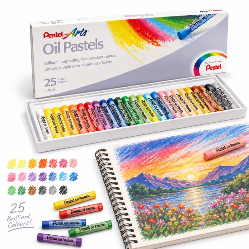 Pastele Olejne 25 szt. Pentel