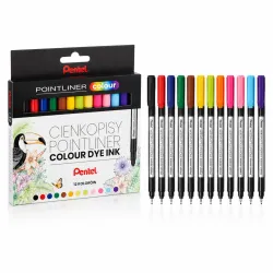 Zestaw Cienkopisów 12 szt. Pointliner Colour