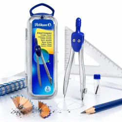 Cyrkiel Mały Szkolny w Etui Pelikan