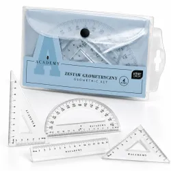 Zestaw Geometryczny Szkolny Interdruk Academy