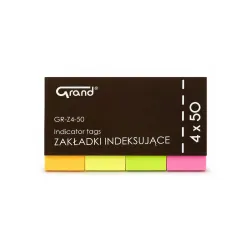 Zakładki Indeksujące Grand Neon 4x50szt.