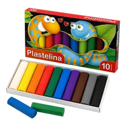 Plastelina Szkolna Mona 10 Kolorów