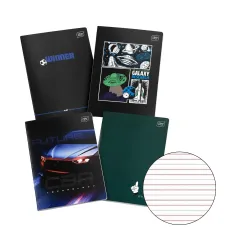 Zeszyt A5 16 Kartek w Kolorową Linie dla Chłopców Interdruk
