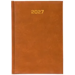 KALENDARZ A5 DZIENNY BALADEK BRĄZ