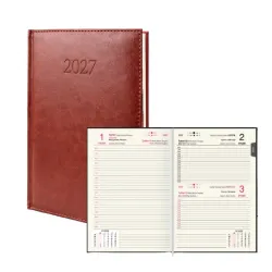Kalendarz 2027 Agenda B5 Dzienny Bordo 2479