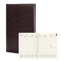 Kalendarz 2027 Agenda B5 Tygodniowy Czarny 2530/MANAGER