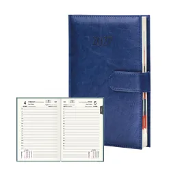 Kalendarz 2027 Business Premium A5 Dzienny Granatowy 2851