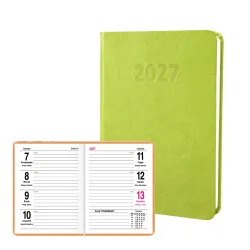 Kalendarz 2027 Prestige A6 Tygodniowy Zielony 1823
