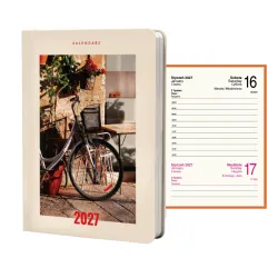 Kalendarz 2027 Photo Gloss A6 Dzienny Rower 3018
