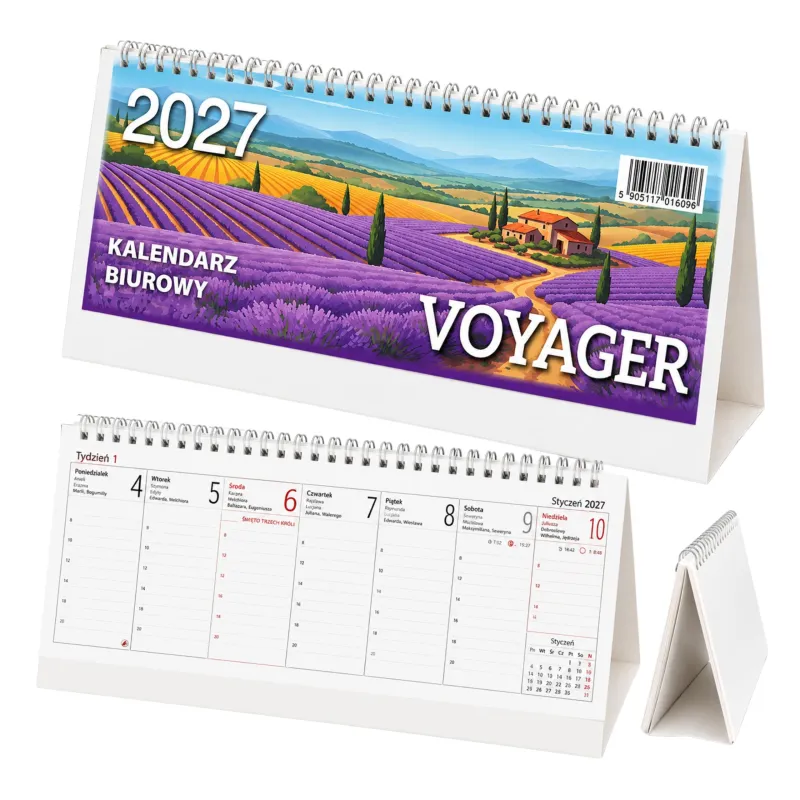 KALENDARZ VOYAGER STOJACY