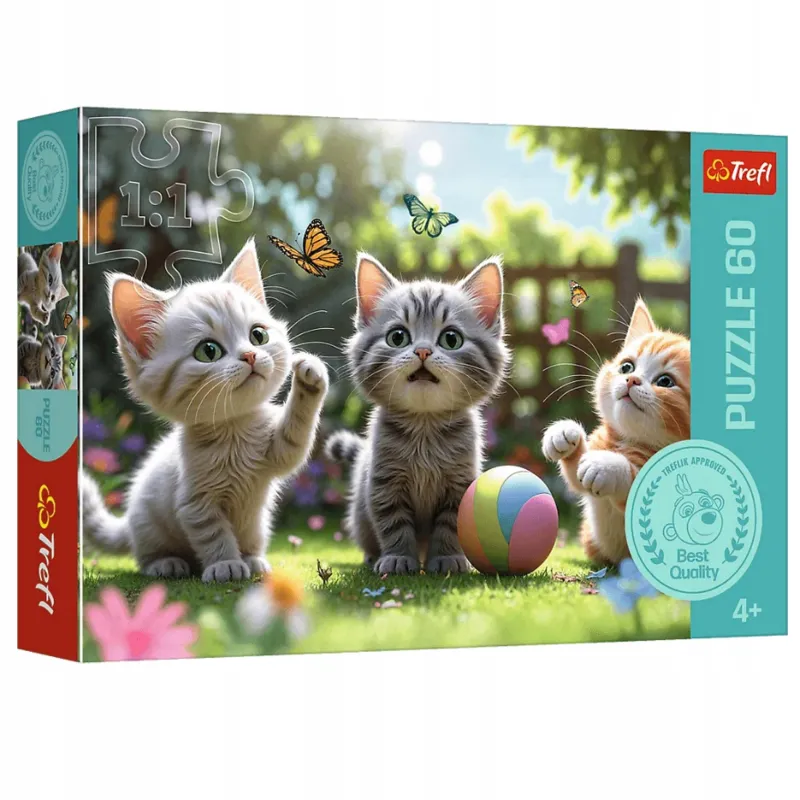 Puzzle 60 el. Trzy kociaki
17412