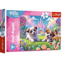 Puzzle 30 el. - Świat pełen uśmiechu - Rodzina Treflików
18319