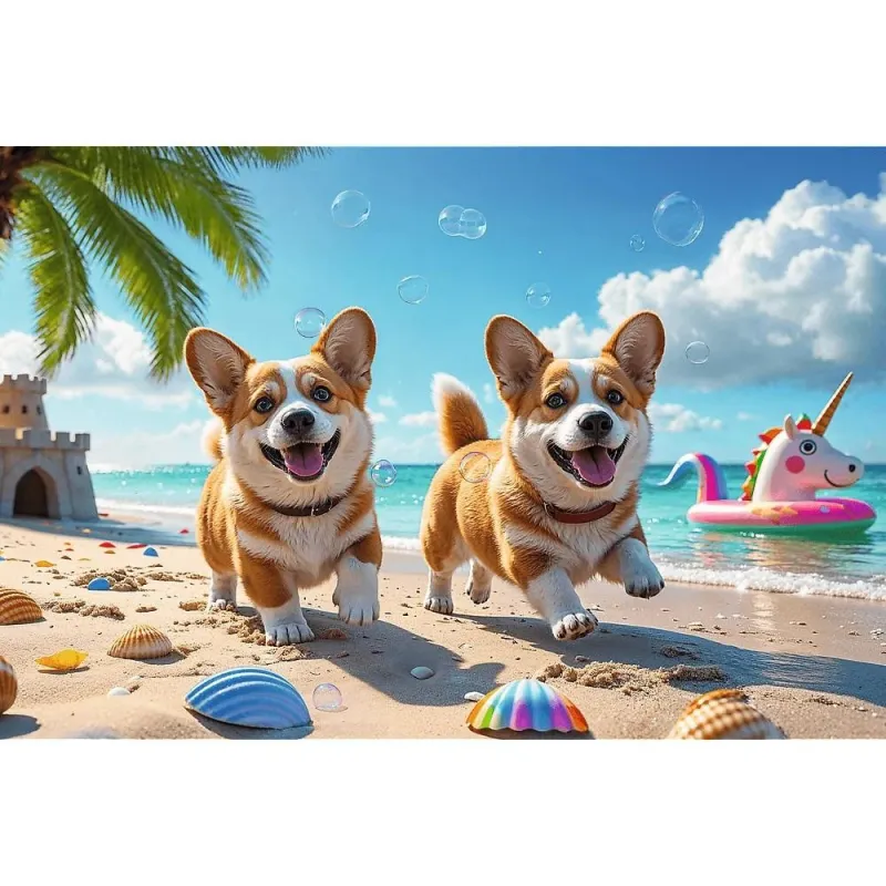 PUZZLE - 100 CORGI 16536