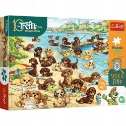 Puzzle - 100 Jamniki i Trefliki Rodzina Treflików FSC Mix