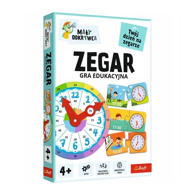 GRA ZEGAR- MAŁY ODKRYWCA 02809