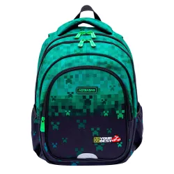 Plecak Chłopięcy 3-komorowy Zielony AB330 DO YOUR BEST Astrabag