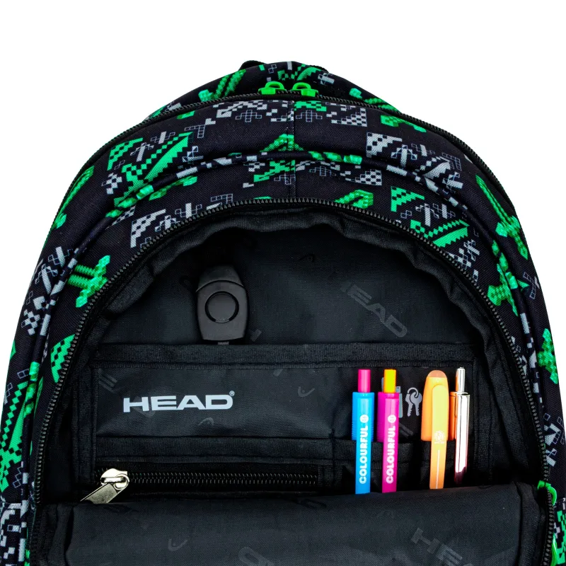Plecak Chłopięcy 3-komorowy Czarny AB300 GAME ON Astrabag