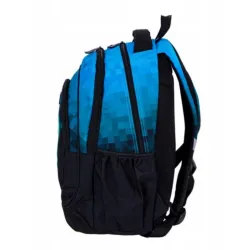 Plecak Chłopięcy 3-komorowy Niebieski AB330 BLUE PIXEL Astrabag