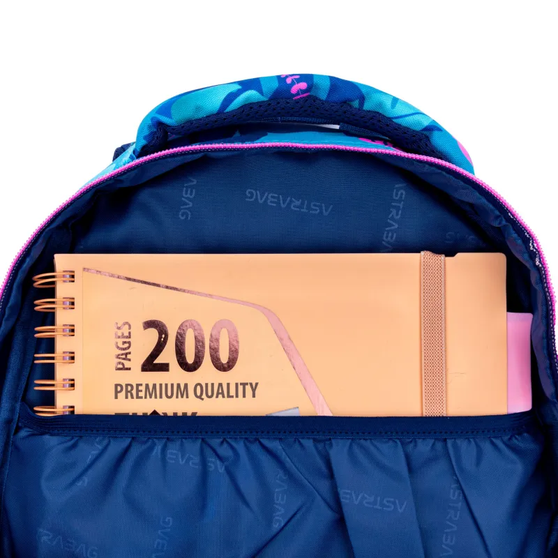 Plecak Dziewczęcy 3-komorowy Niebieski AB330 SWEET KOALA Astrabag