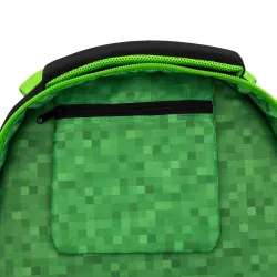 Plecak Chłopięcy 3-komorowy Zielony AB330 Minecraft Astrabag