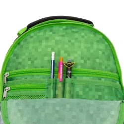 Plecak Chłopięcy 3-komorowy Zielony AB330 Minecraft Astrabag