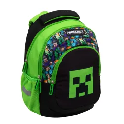 Plecak Chłopięcy 3-komorowy Zielony AB330 Minecraft Astrabag