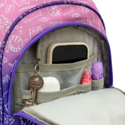 Plecak Dziewczęcy 3-komorowy Różowy AB330 KITTY Astrabag