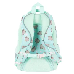 Plecak Szkolny Dziewczęcy 4-komorowy St. Right Miętowy PUSHEEN MINT