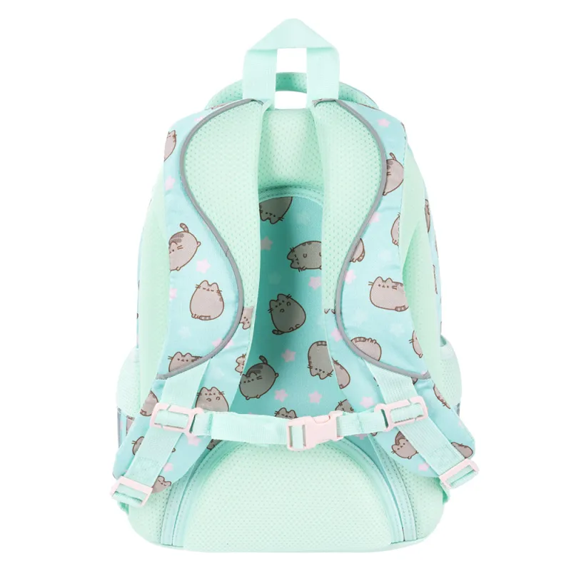 Plecak Szkolny Dziewczęcy 4-komorowy St. Right Miętowy PUSHEEN MINT