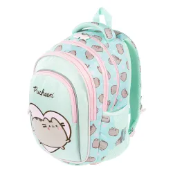 Plecak Szkolny Dziewczęcy 4-komorowy St. Right Miętowy PUSHEEN MINT