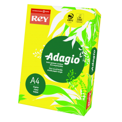 PAPIER KSERO A4/80G REY ADAGIO ŻÓŁTY