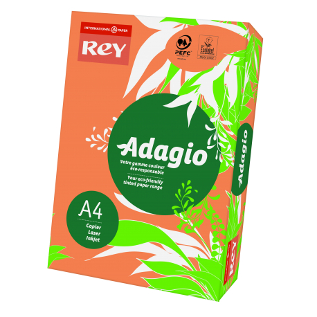 PAPIER KSERO A4/80G REY ADAGIO MANDARYNKOWY