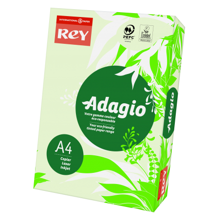 PAPIER KSERO A4/80G REY ADAGIO PISTACJOWY