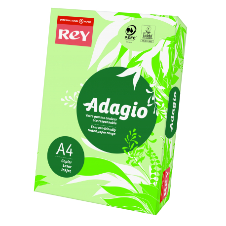 PAPIER KSERO A4/80G REY ADAGIO J. ZIELONY