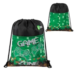 Worek na Obuwie Szkolne St. Right GAME ZONE Zielono-Brązowy