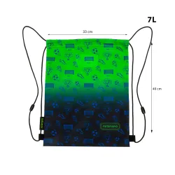 Worek na Obuwie Szkolne Astrabag Ombre Football