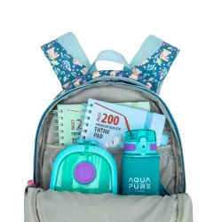 Plecak Szkolny Dziewczęcy 3-komorowy Astrabag Niebieski Candy Bunny