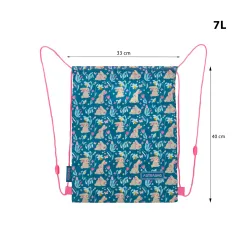 Worek na Obuwie Szkolne Astrabag CANDY BUNNY