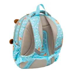 Plecak Szkolny Dziewczęcy 3-komorowy Astrabag Niebieski FLUFFY CAPY