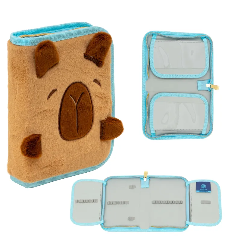 Piórnik Dwuklapowy bez Wyposażenia ASTRABAG FLUFFY CAPY