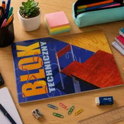 Blok Techniczny z Białymi Kartkami A3 10 Kartek 160 g Kreska