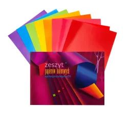 Zeszyt Papierów Kolorowych Samoprzylepnych A4 8 Kartek Kreska