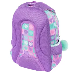 Plecak Szkolny 3-komorowy St. Right Różowy BP-26 CANDY HEARTS