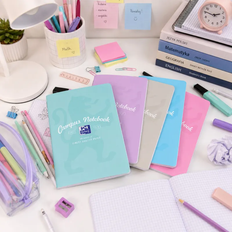 Zeszyt Oxford w Kratkę Campus Pastel A5 60K 90g 1 szt.