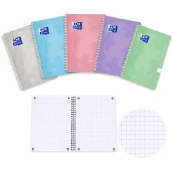 Kołozeszyt Oxford w Kratkę Touch pastel A4 80K