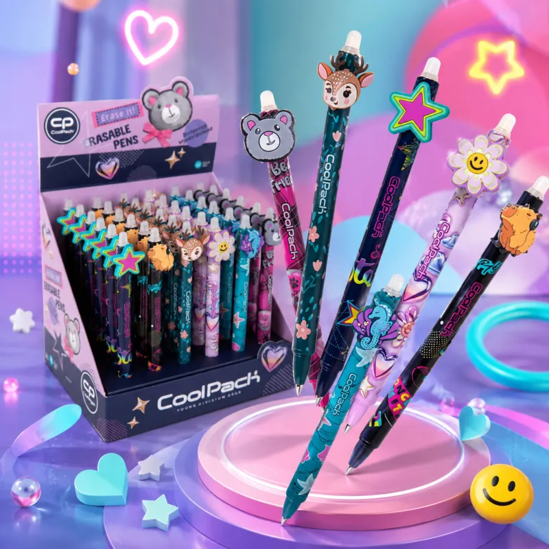 Długopis Automatyczny Wymazywalny Niebieski Coolpack GIRLS