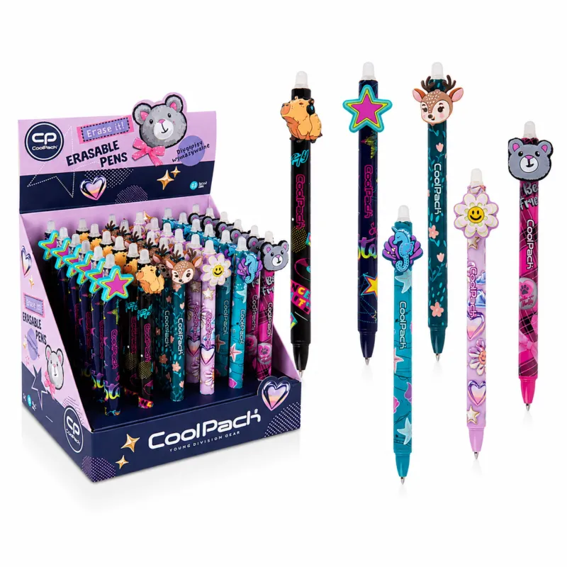 Długopis Automatyczny Wymazywalny Niebieski Coolpack GIRLS