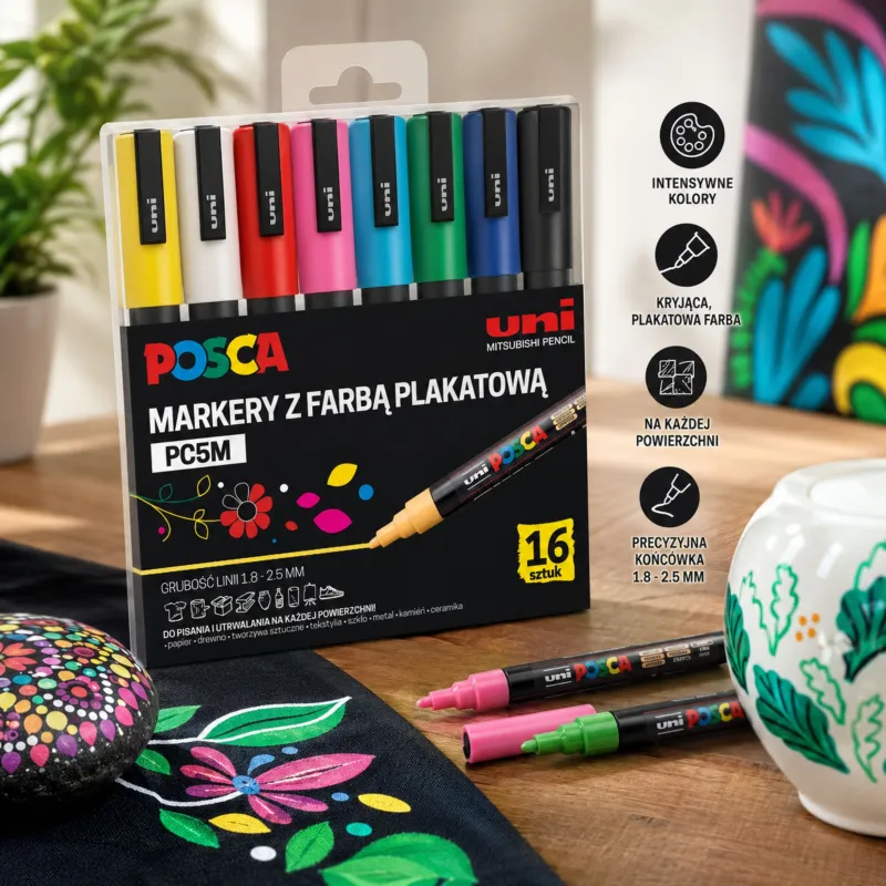 Zestaw Markerów Posca 16 szt.